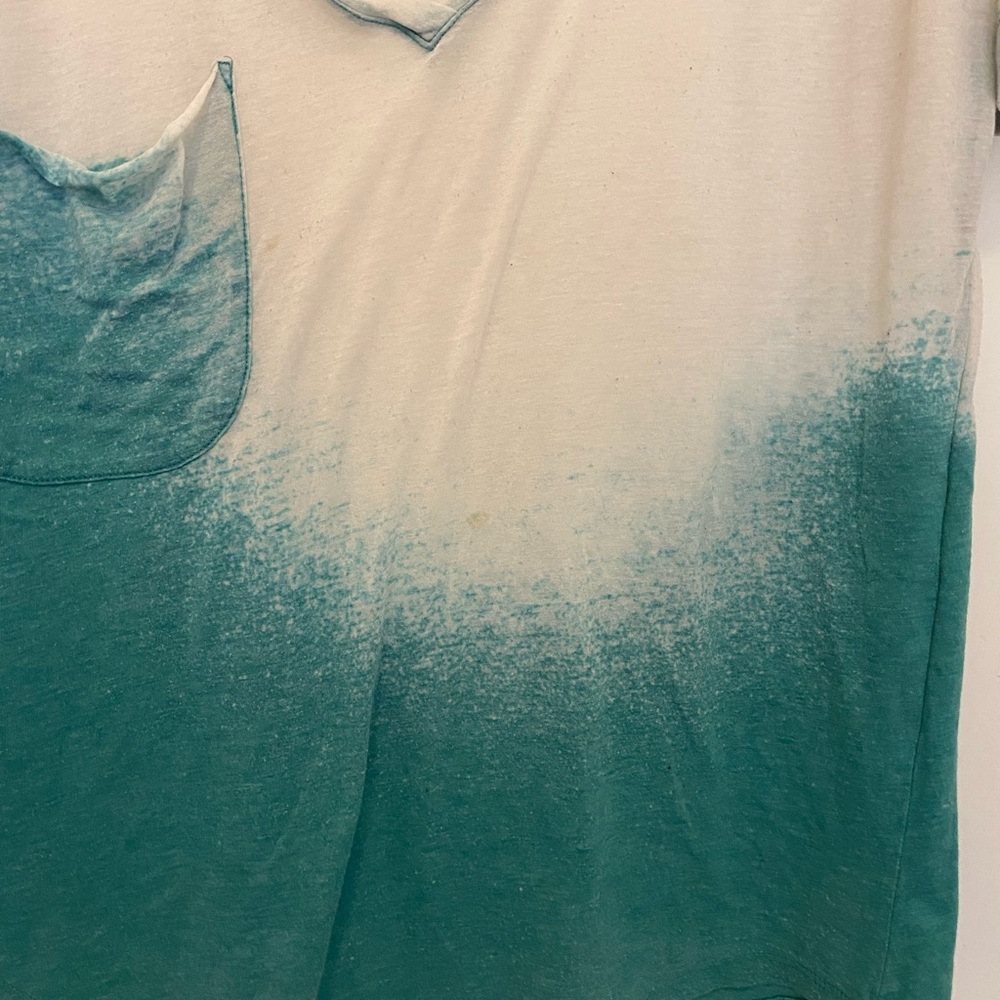 Victoria’s Secret Teal Burnout Tee - Picture 4 of 6